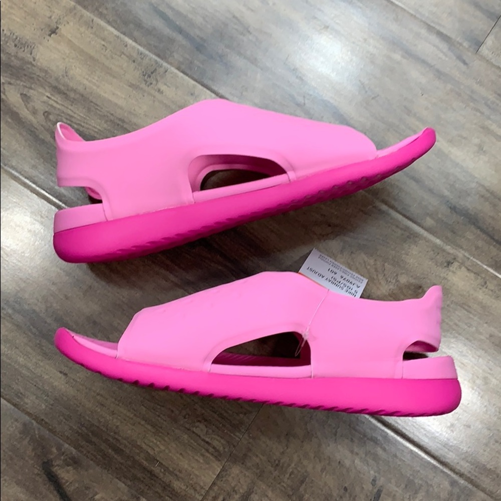 NIKE SUNRAY ADJUST 5 (GS/PS) Psychic Pink/Laser - Picture 5 of 16